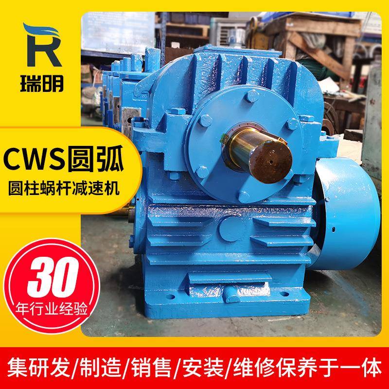 厂家CW系列圆弧圆柱蜗杆减速器CWU125140硬齿面同轴式减速机