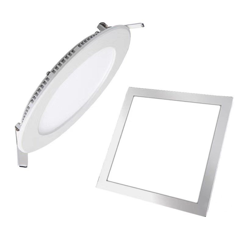 led平板灯天花板嵌入式3W6W9W12W15W18W方形厨卫灯圆形面板灯筒灯,家装灯饰光源,厨卫/阳台/玄关/过道吸顶灯,淘宝优惠券,粉丝福利购,淘宝优惠卷
