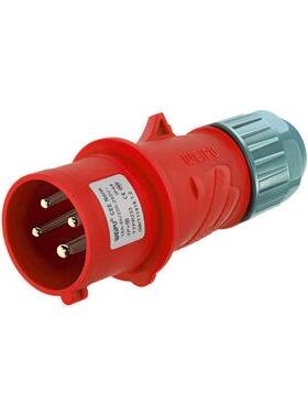 WEIPU威浦工业插头16A4芯TYPR233/TYP533/TYP633/2618 防水座IP44