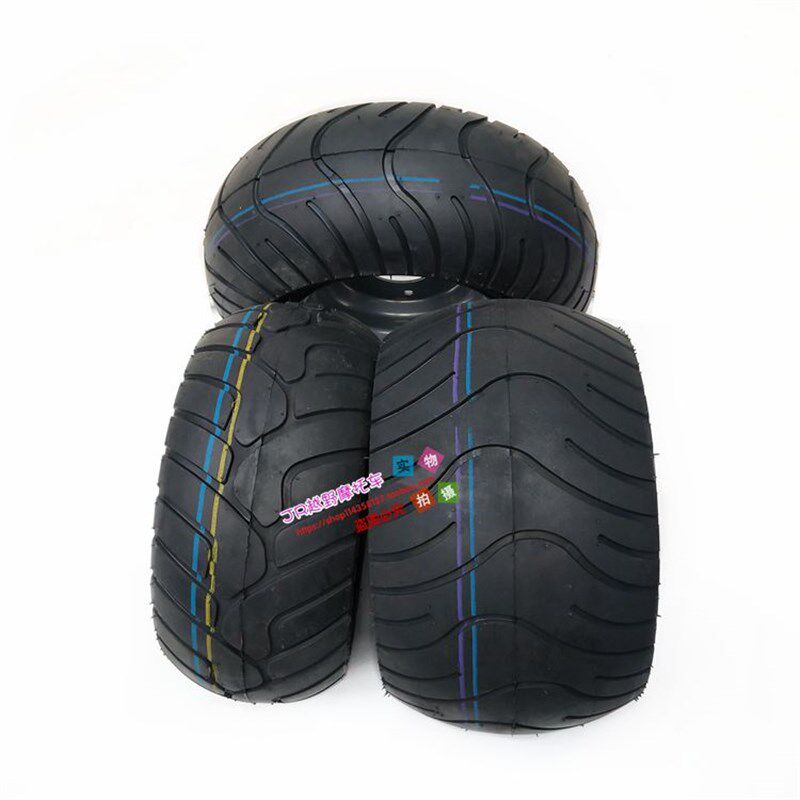 沙滩车卡丁电动滑板车轮胎带轮毂13X5.00-6寸公路真空胎加厚轮子