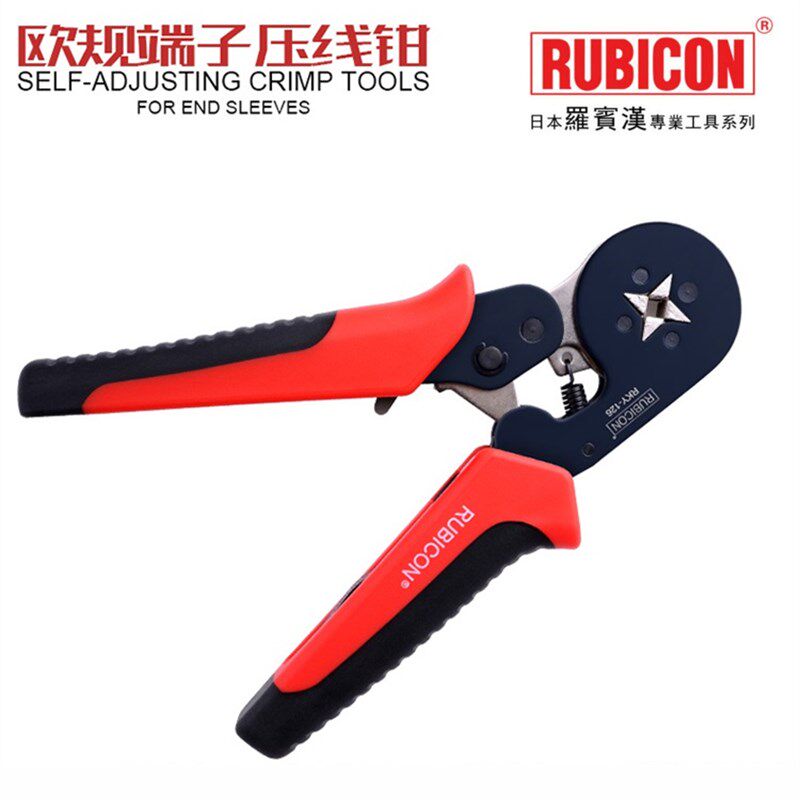 日本RUBICON罗宾汉 欧规端子压线钳RKY-126方口棘轮压接钳0.5-6.0
