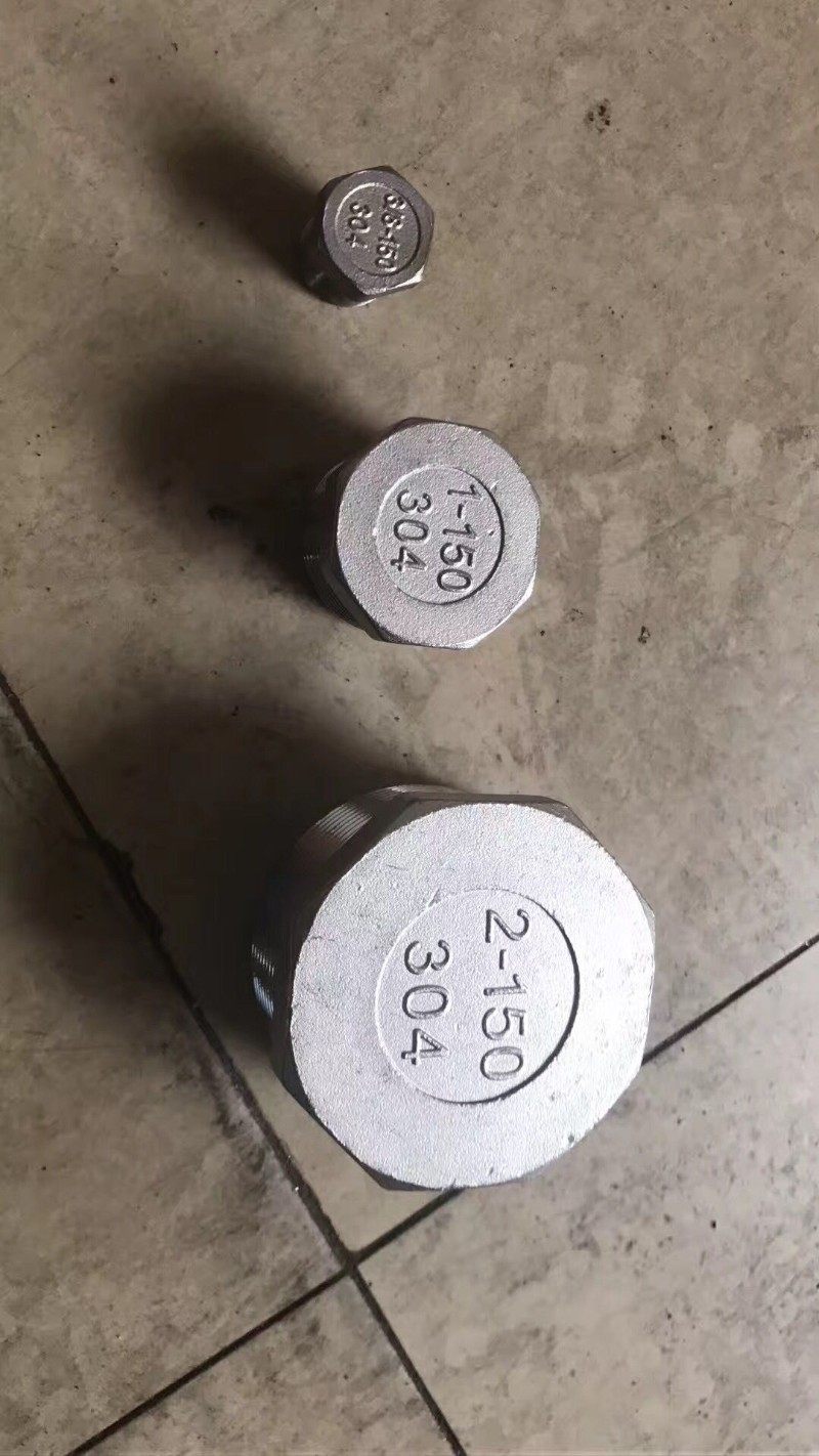 304不锈钢六角堵头 不锈钢堵头 304丝堵 不锈钢管堵头4分6分1寸2
