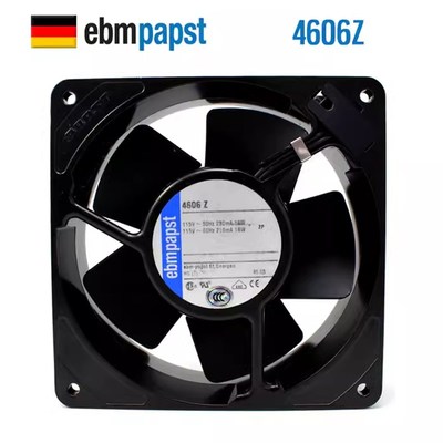 TYP 4600Z 4606Z115VAC 原装德国PAPST 12038 金属耐高温风扇