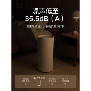 米家除湿机22L家用静音抽湿机客厅卧室智能吸湿器干衣去湿机