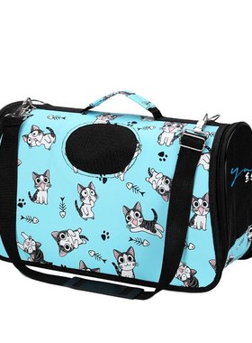 和我的猫朋狗友去露营啦宠物露营用品猫包可携式外出猫咪手提斜跨
