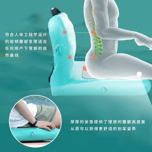 桨板充气坐垫皮划艇易收纳折叠靠背冲浪板垫钓鱼漂流船可调节座椅