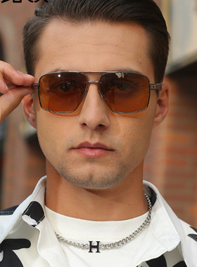 太阳眼镜男潮流新款男士开车夜视偏光镜感光变色日夜两用防强光太