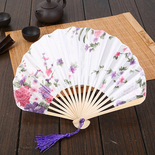 中古典日式 女扇龙形刀面折扇 折叠扇子 夏季 扇形扇子2015新款