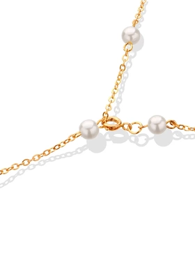 欧美新款饰品 时尚个性多种戴法珍珠组合项链项饰