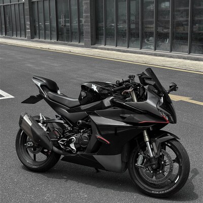 RCR原车开发 春风450sr/srs改装油箱罩  升高竞技油箱罩 无损安装