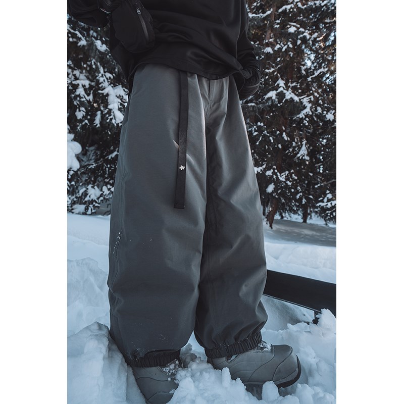 awka滑雪裤女款男士3L防水专业防风全压胶宽松保暖防寒滑雪服裤子