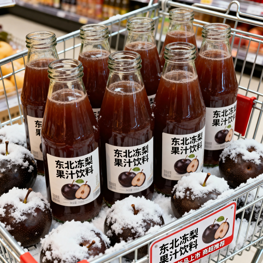 东北冻梨正宗果汁汽水320ml整箱怀旧夏天果味清爽碳酸饮料