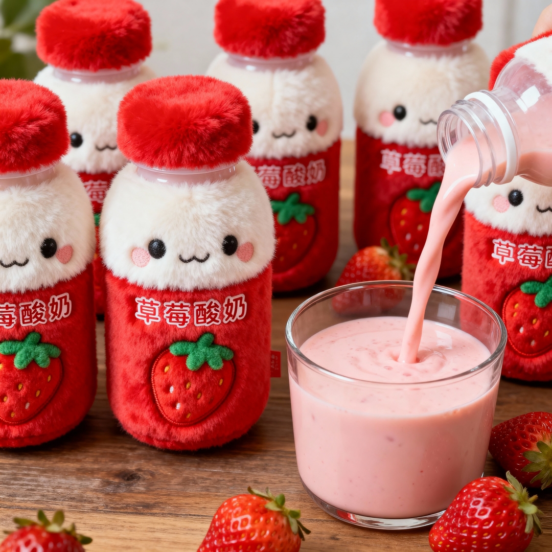 【现货速发】瓶草莓酸奶风味饮品新日期官方推荐早餐营养代餐热销