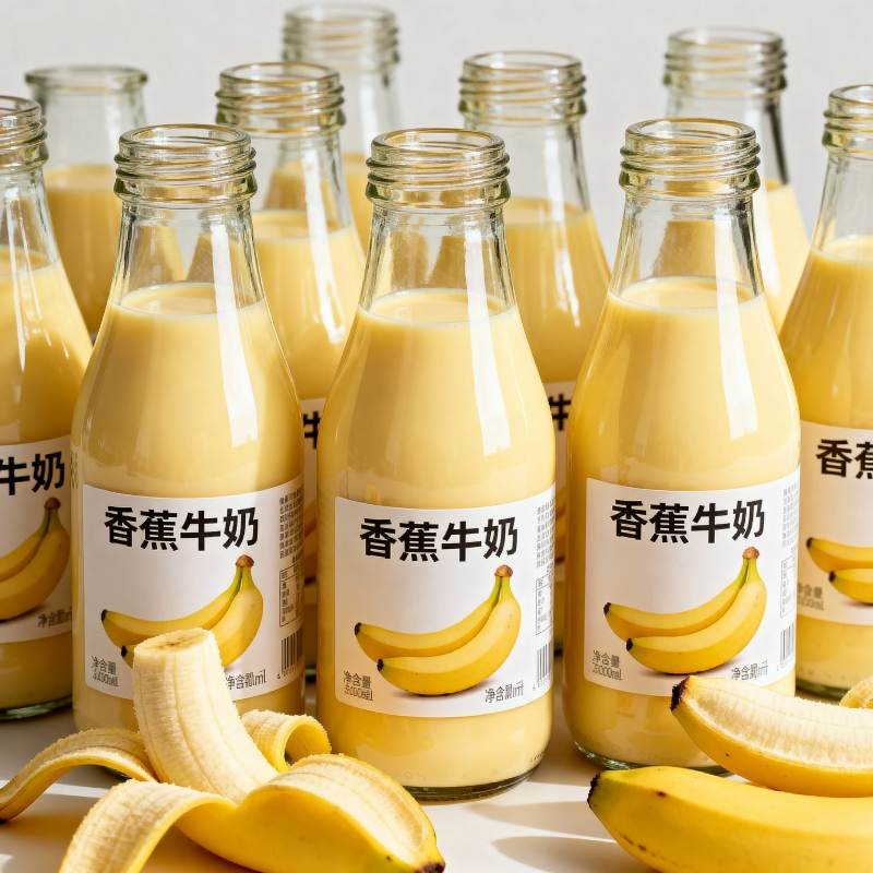 【秋冬热销】香蕉牛奶风味饮料口感丝滑营养早餐奶香浓美味饮品