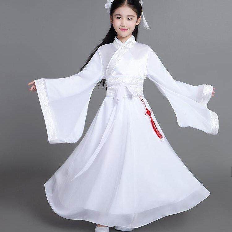 儿童古装仙女服汉代衣服
