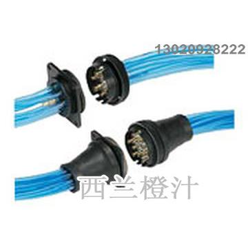 气动多股气路连接航空插头多管对接式接头DM6 DM12