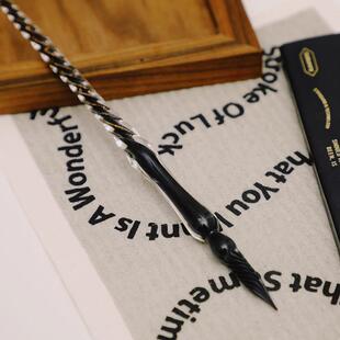 【极简玻璃笔】玻璃笔墨水星空学生用手工复古蘸水笔钢笔水晶