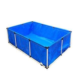 帆布鱼池防水布养鱼水箱大型水产专用养殖家用蓄水刀刮布水池篷布