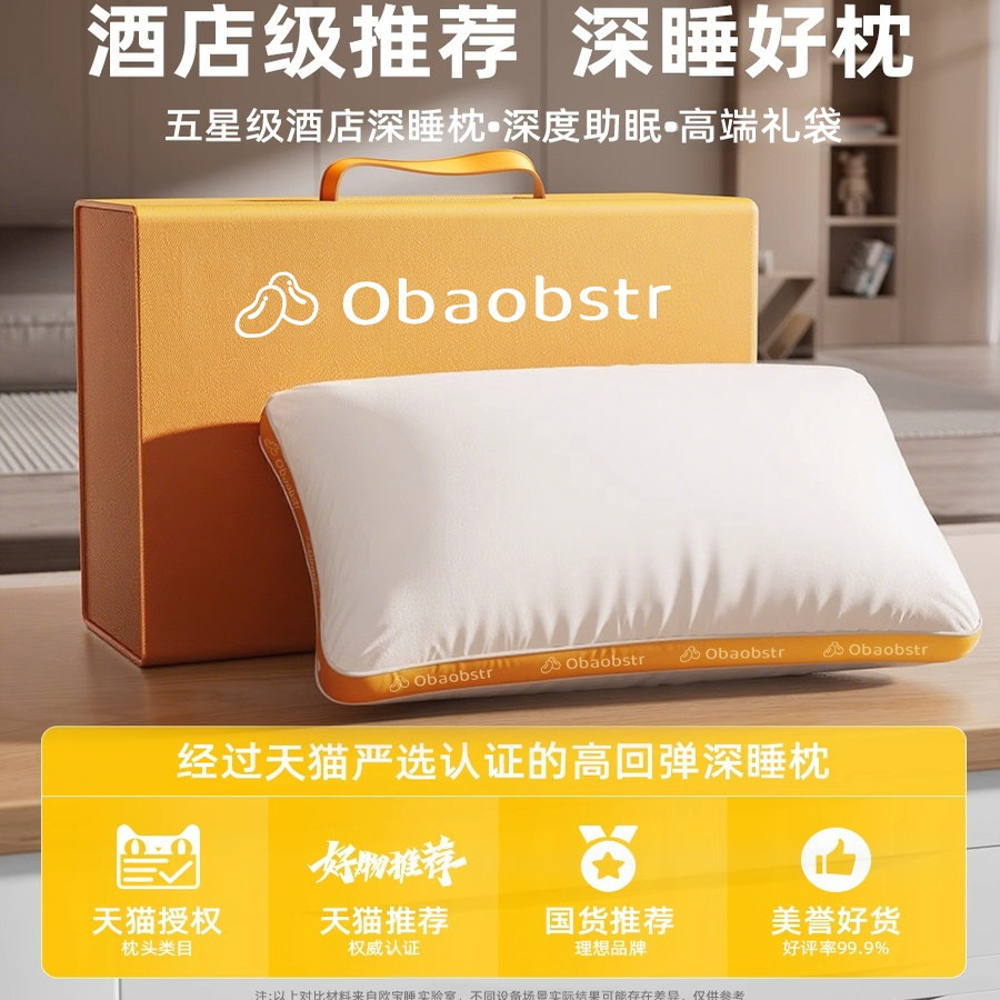 欧宝睡枕头套全棉纯棉一对装枕套48cmx74cm单个枕芯保护隔离层