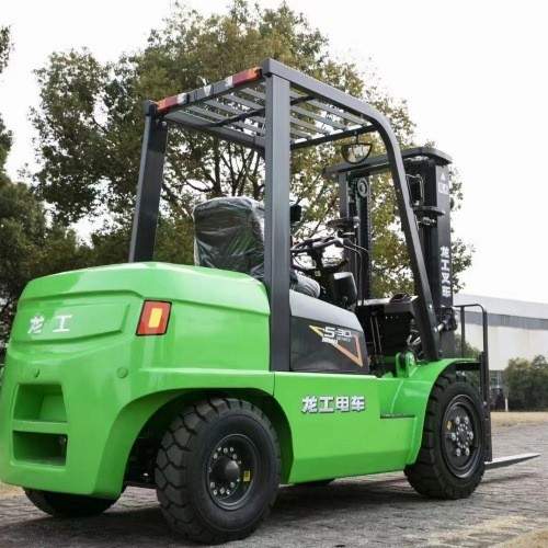 龙工3吨MINI电动叉车平衡重叉车四轮座驾式装卸搬运液压升降叉车