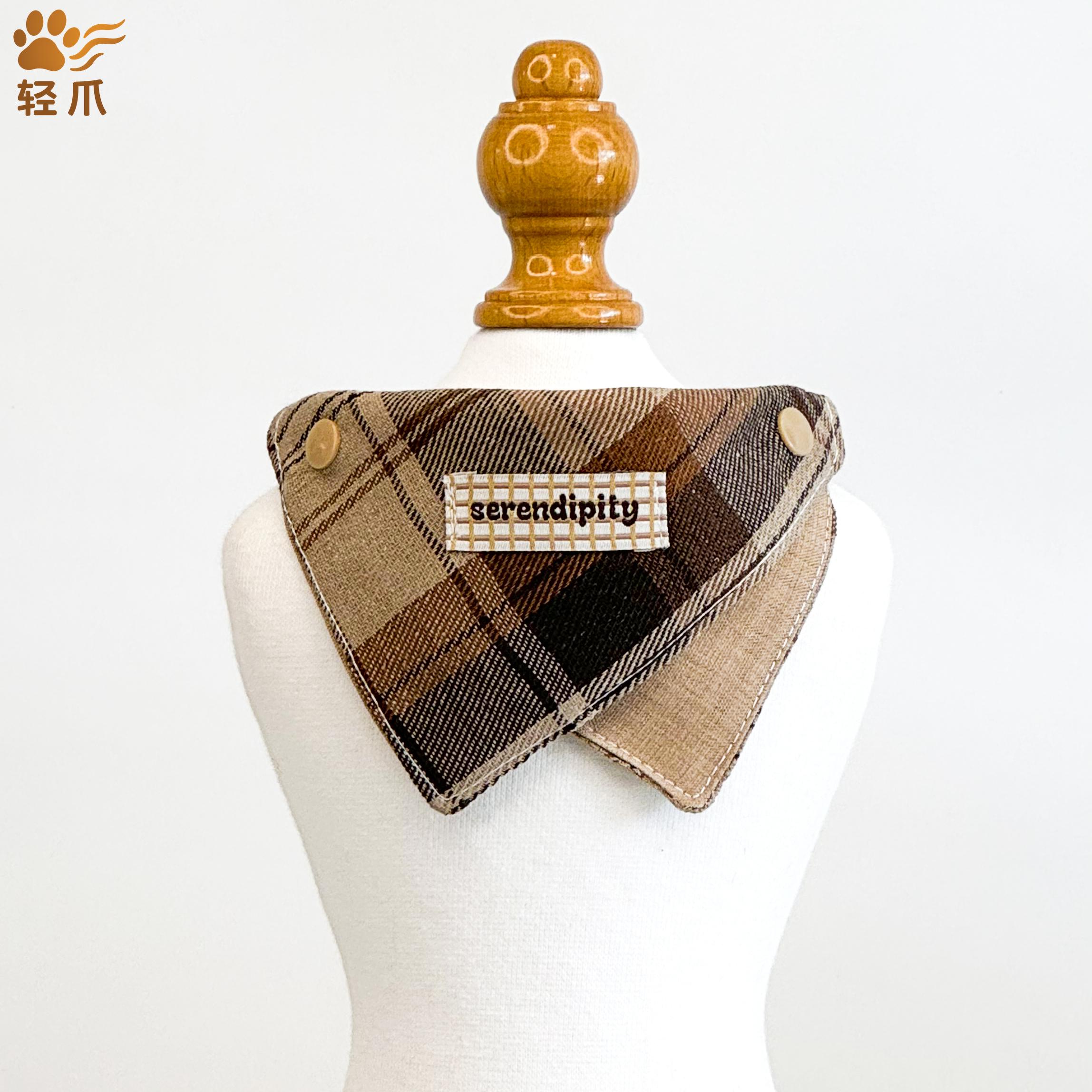 宠物口水巾围兜秋冬三角巾口水兜小狗狗猫咪中小型犬围嘴围脖比熊