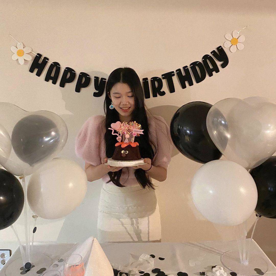 黑色生日字母拉旗成人派对装扮布置套餐男朋友周年纪念日惊喜礼物