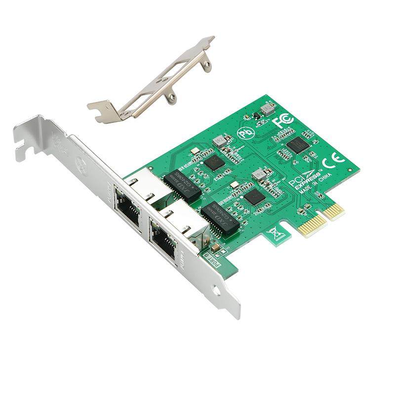 RTL8111 双口千兆网卡PCI-E X1接口千兆网卡服务器网卡汇聚软路由