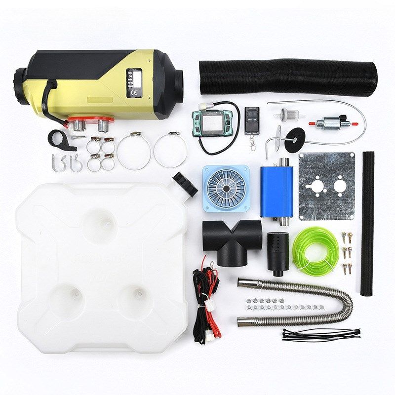 源头厂家驻车柴暖加热器一体机12v24v车载卡车货车燃油空气暖风机