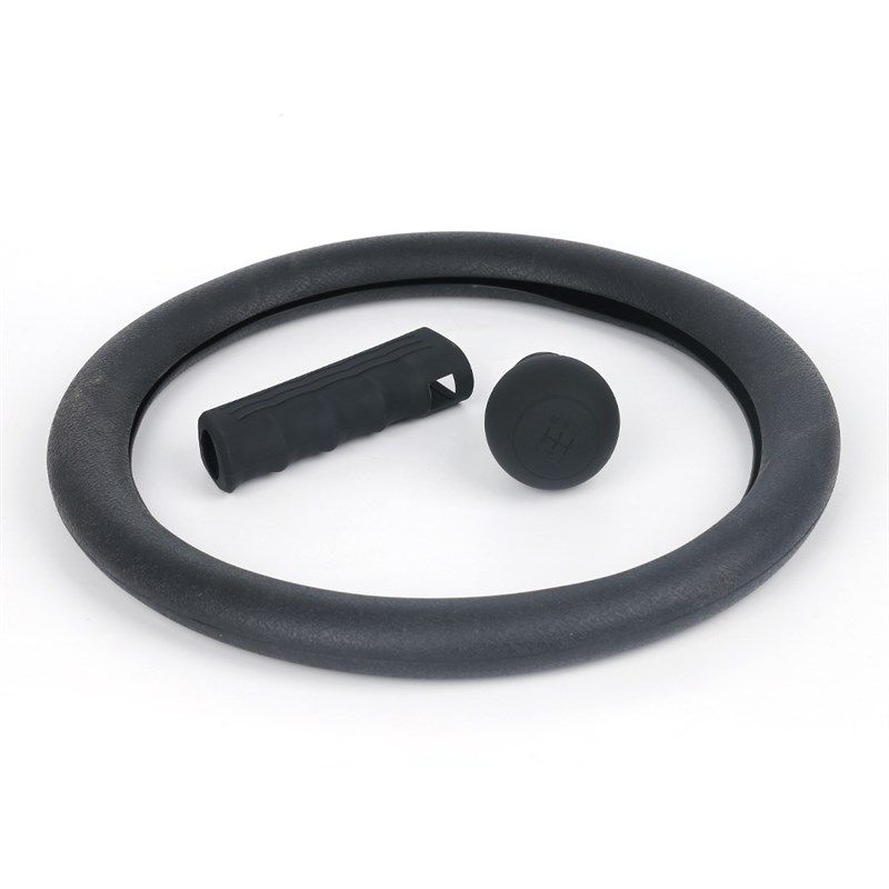 适用大众硅胶蛇纹方向盘套手刹套挂档套把套刹车柄套球形档位套