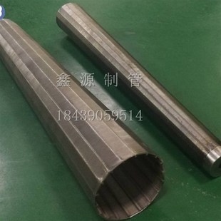 不锈钢约翰逊304楔形网 矿筛圆形滤筒筛缝管 矿筛网桶楔形丝滤芯