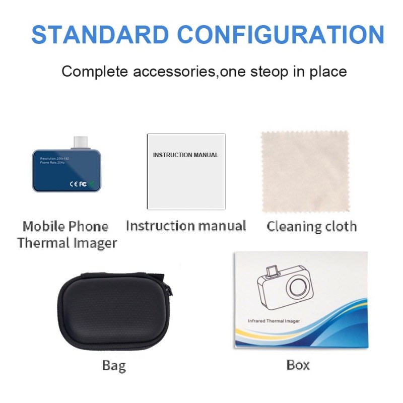 手机热成像仪TOOLTOP T7 256*192 安卓插卡式相机25Hz拍照多语言