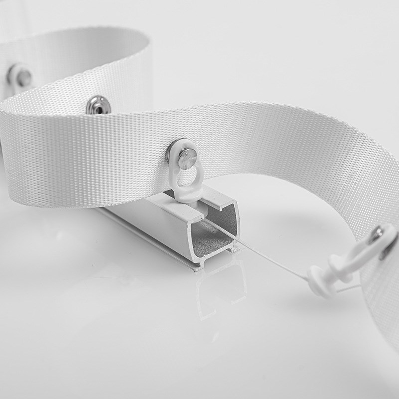 蛇形帘轨道窗帘杆轨工厂加工静音加厚配件布带波浪纹水波帘