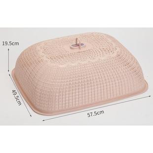 扣菜餐桌罩饭菜长方形特大号塑y料盖菜罩家用台罩大号饭罩子食物