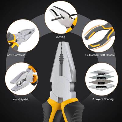 Hi-Spec 59件套家用工具套装锤子扳手家用工具箱家庭维修组合套装