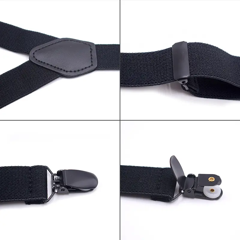 货源  2.5m成人三夹y型背带 领结套装松紧背带组合