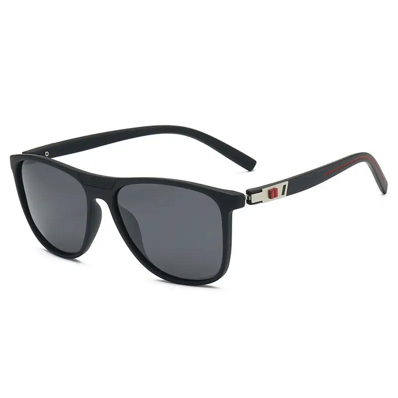 新款墨镜男高级感时尚欧美偏光太阳镜弹簧腿户外休闲运动眼镜