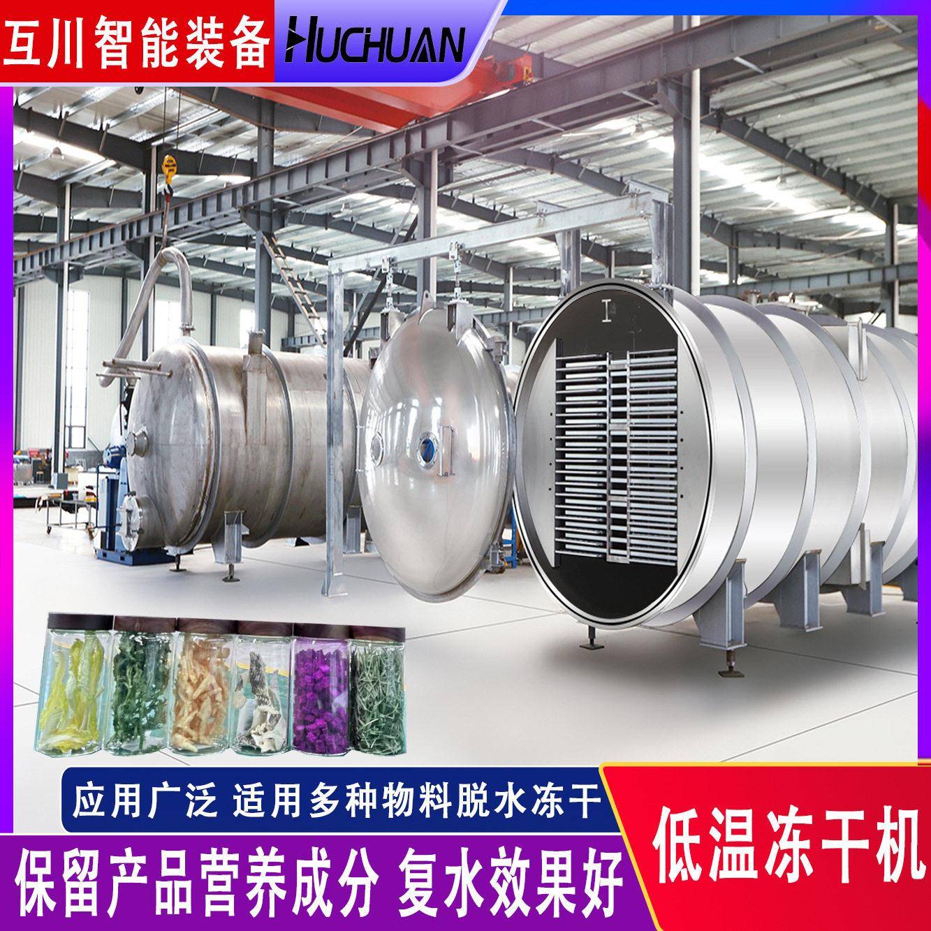 桑葚果粉真空冻干机互川火龙果芒果低温冷冻脱水设备菌种干燥设备