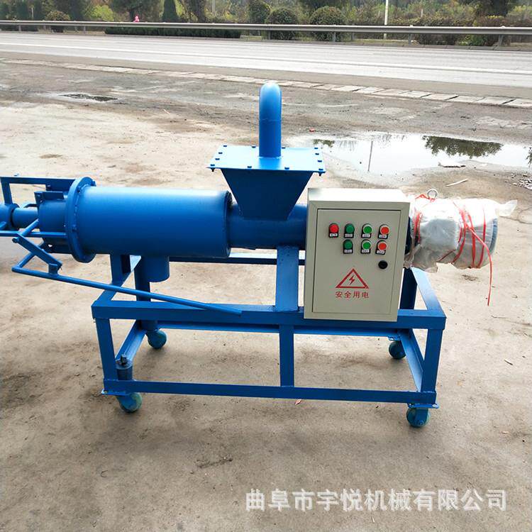 斜筛式干湿分离机 粪便脱水挤水 养殖场专用脱水机