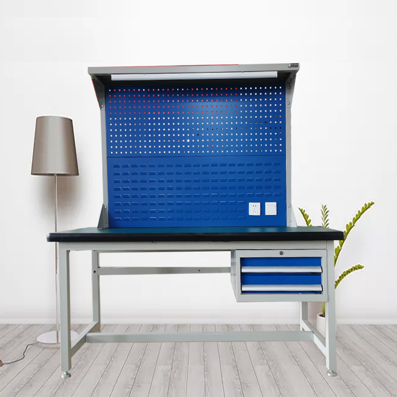 防静电工作台厂家不锈钢工厂流水线电子厂生产车间工作台抽屉定制