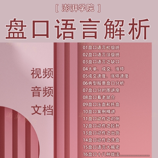 盘口语言股票视频教程培训盘口解密理论竞价炒股实战短线战法