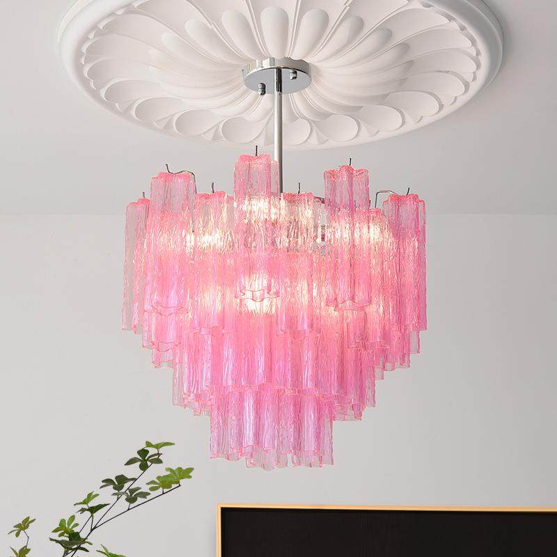 中古风全光谱粉色新款客厅灯复古卧室吊灯法式别墅餐厅设计师吊灯,自行车/骑行装备/零配件,更多零件/配件,淘宝优惠券,粉丝福利购,淘宝优惠卷