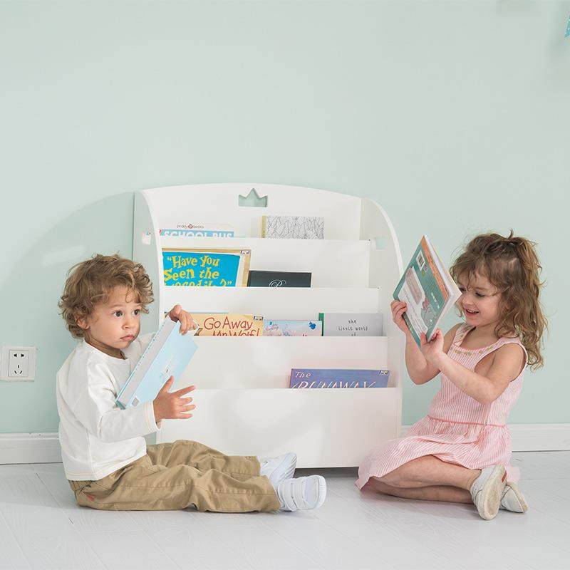 新款绘本架儿童家具简易落地学生绘本架宝宝书柜创意幼儿园书报架