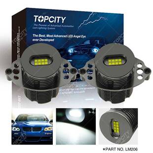 工厂供应LED灯泡E90LCI80W适用于宝马天使眼改装 CANBUS 升级解码