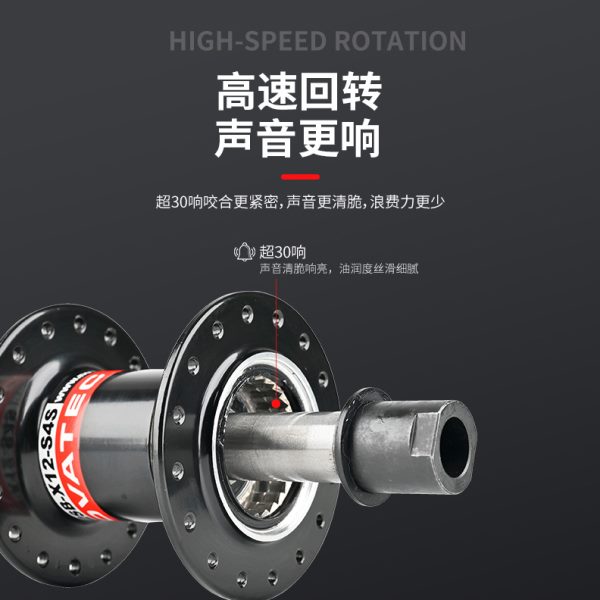 NOVATEC D041SB/D442SB久裕花鼓MS12速微转花键BOOST快拆桶轴32H