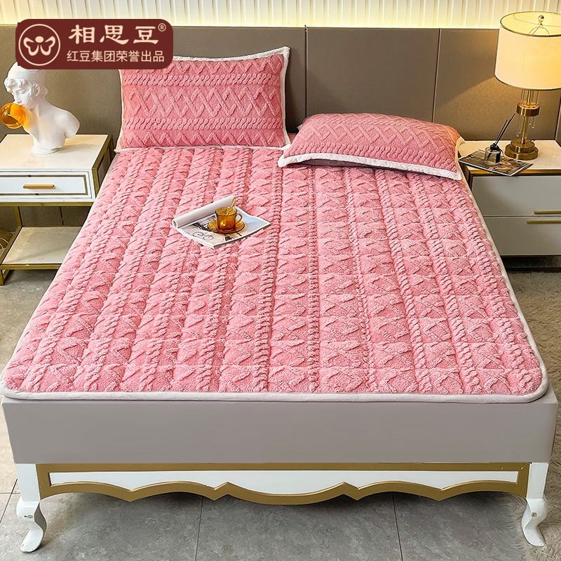 家用塔芙绒床垫子保暖卧室防滑床褥软垫被宿舍学生单人可折叠