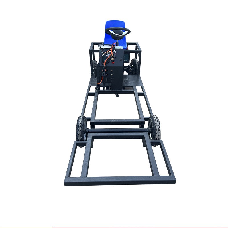 新能源四轮智能巡游花车底盘电动餐车组装车架彩车线控底盘定制