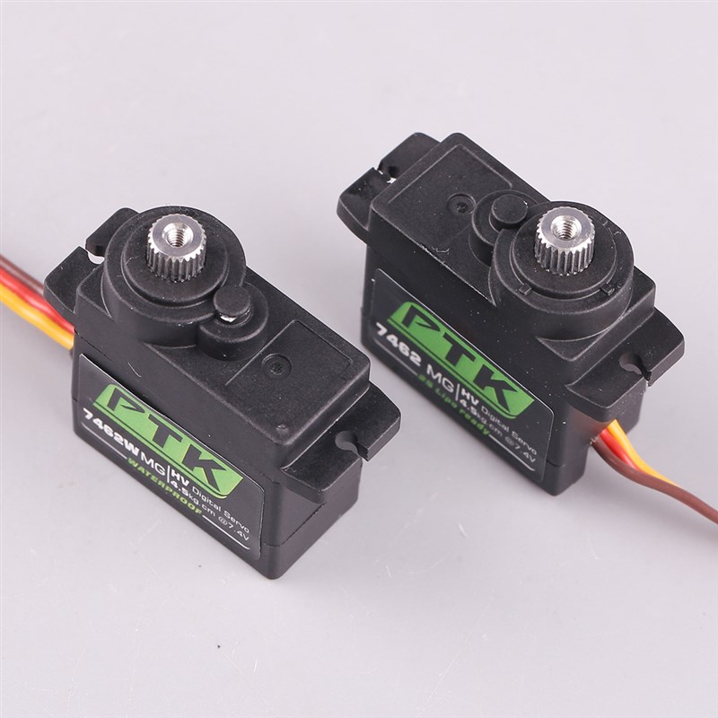 PTK 7462W MG 9g微型数字舵机防水4kg扭力机器人固定翼高压伺服器