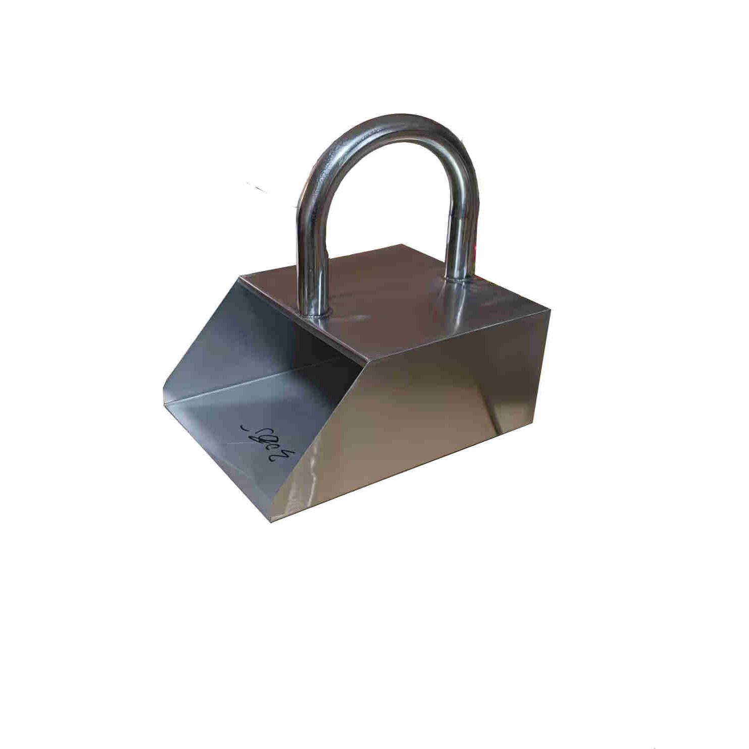 装炭火撮子201不锈钢装烧烤摊炭火畚斗高把手防烫手304材质可定制