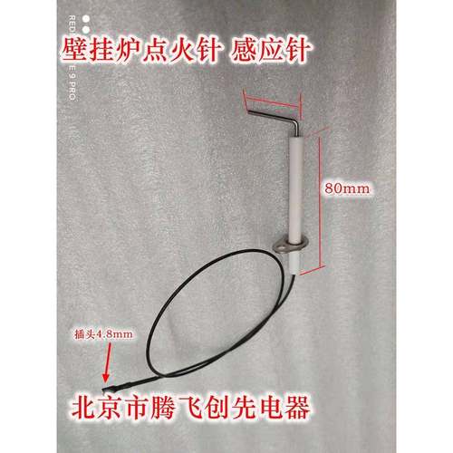 贝雷塔 八喜 阿里斯顿晶蓝壁挂采暖炉通用点火针24kw感应针壁挂炉
