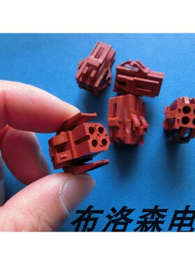 TE/AMP MR系列4路连接器外壳4P公头母头 红色或黑色 4.19MM Minia